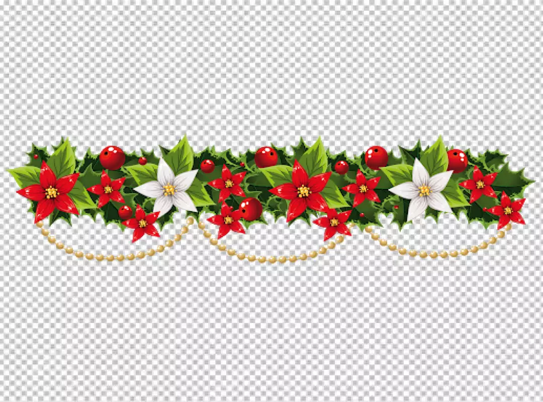 Free Premium PNG Christmas border design PNG