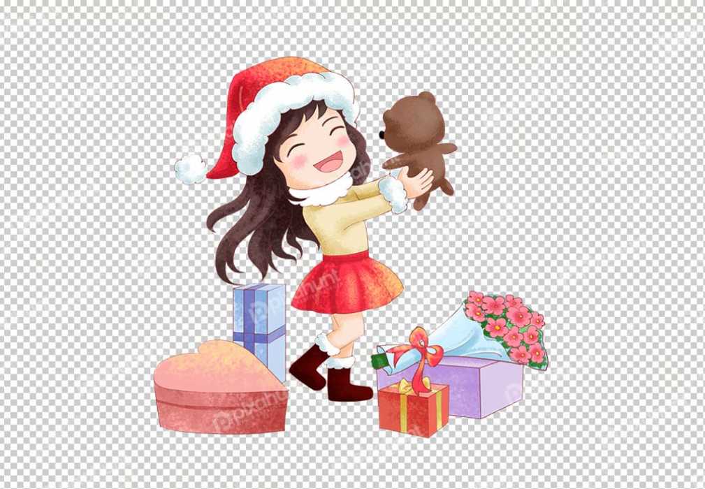 Free Premium PNG Christmas Christmas Gift Cartoon