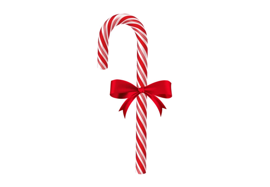 Free Premium PNG candy cane illustration transparent  background