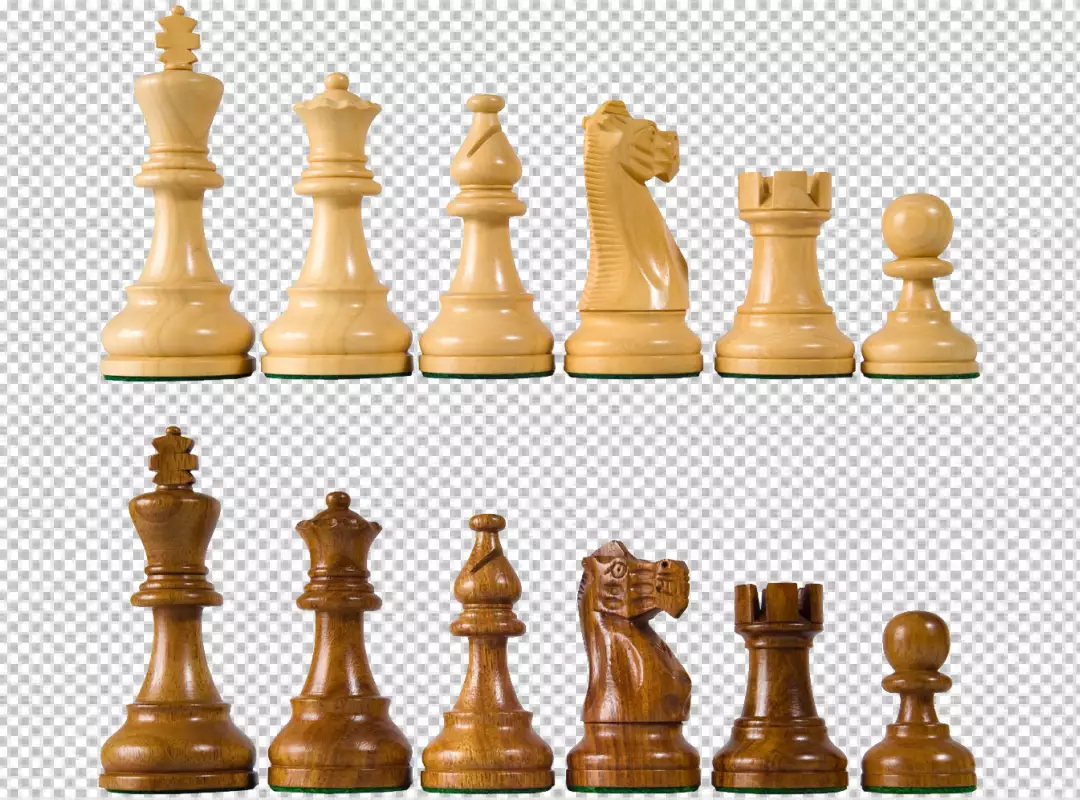 Free Premium PNG 3d King Black And White Chess Pieces on transparent background PNG