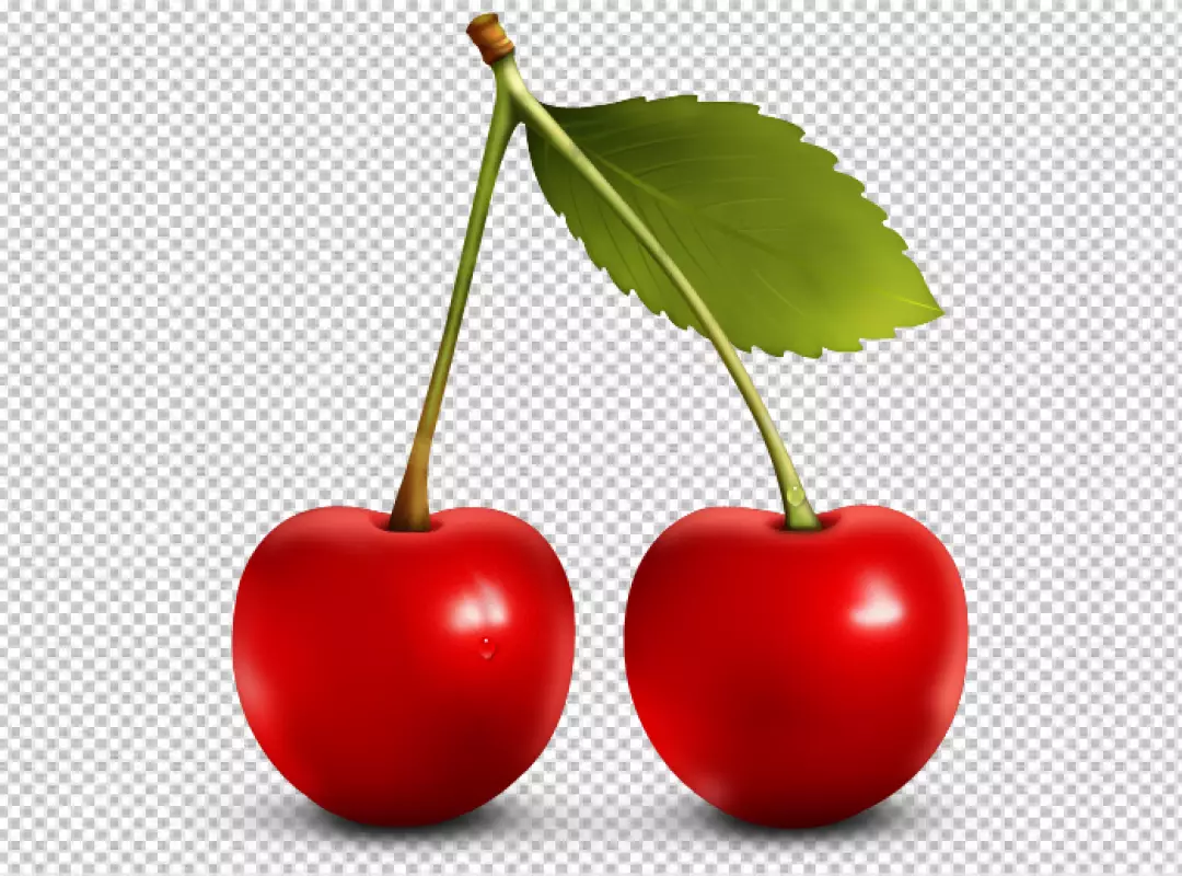 Free Premium PNG Realistic fresh cherries background PNG