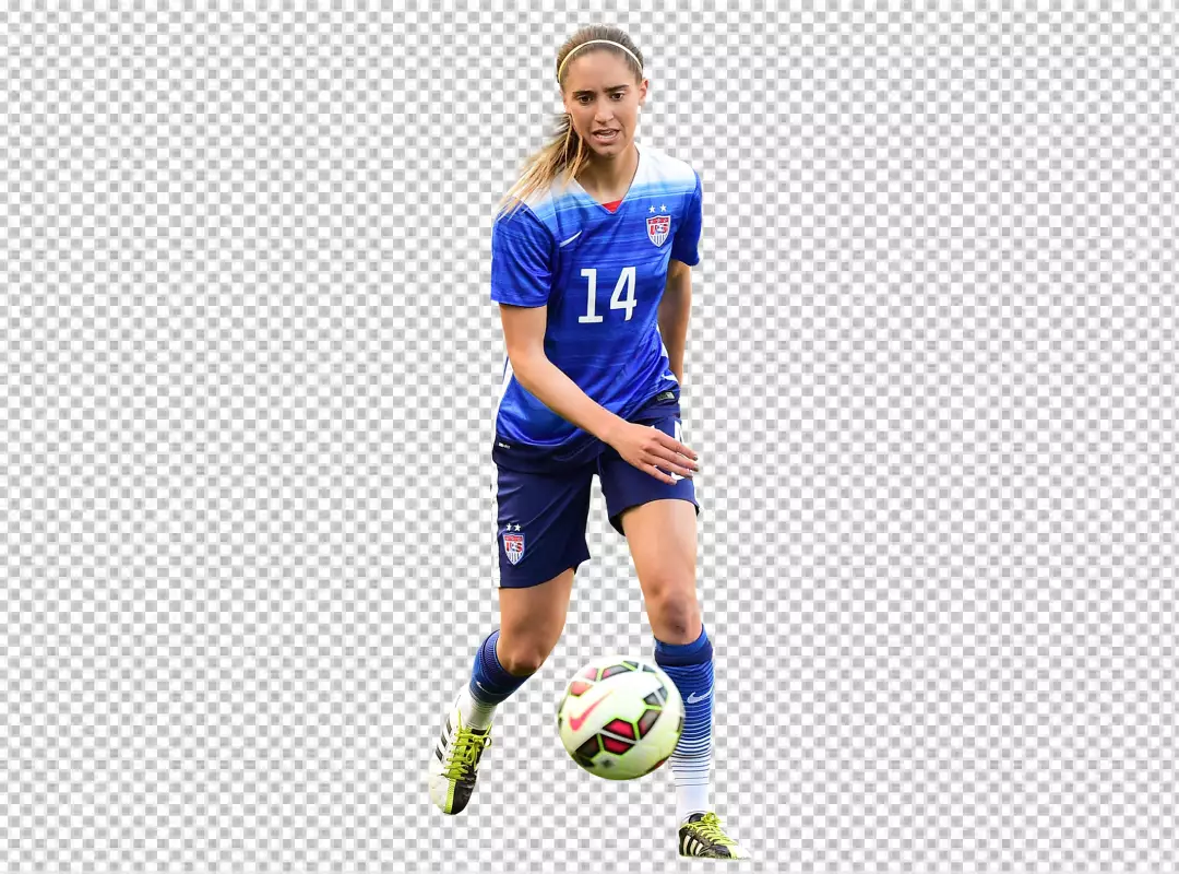 Free Premium PNG USA Women Football Player Morgan Brian