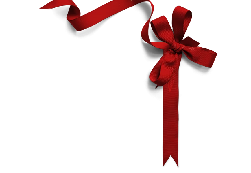 Free Premium PNG Birthday Red Festive Ribbon