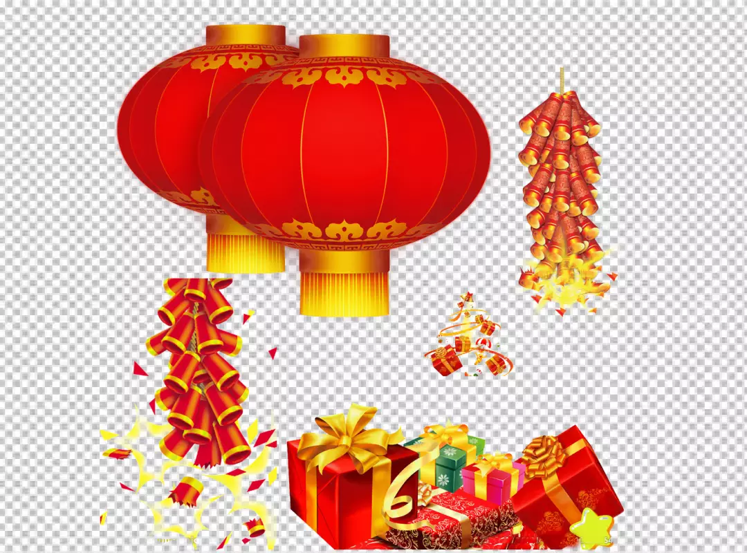 Free Premium PNG lantern icons set cartoon vector Chinese festival paper lantern Holiday chinese element transparent background 