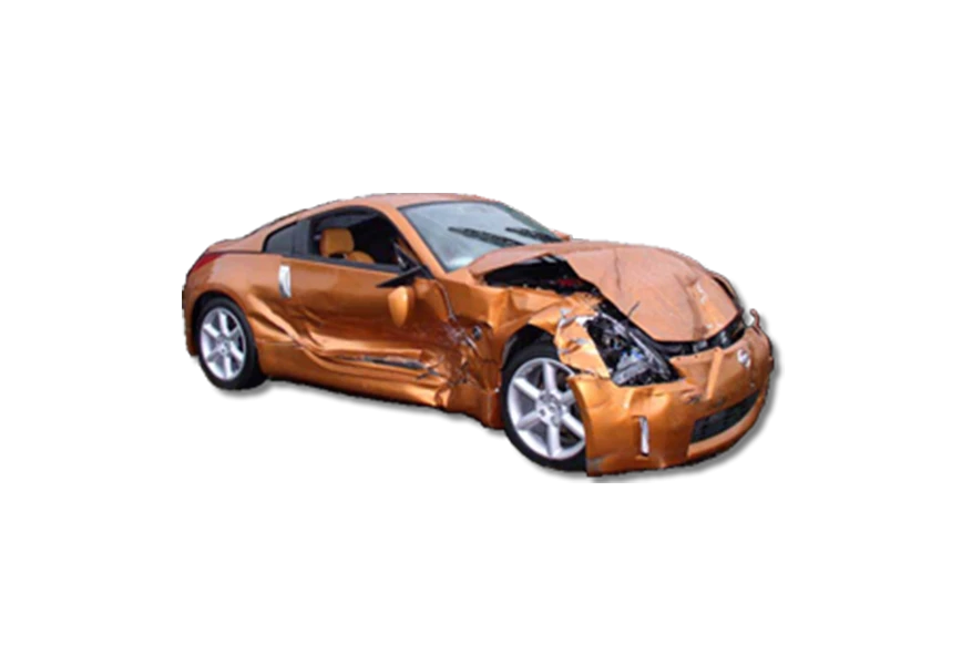 Free Premium PNG Super car crash