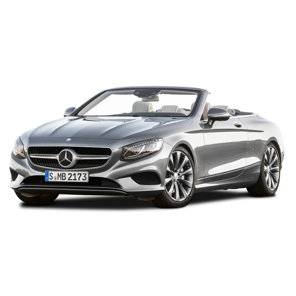 Free Premium PNG Silver Mercedes Benz S Class Cabriolet Car