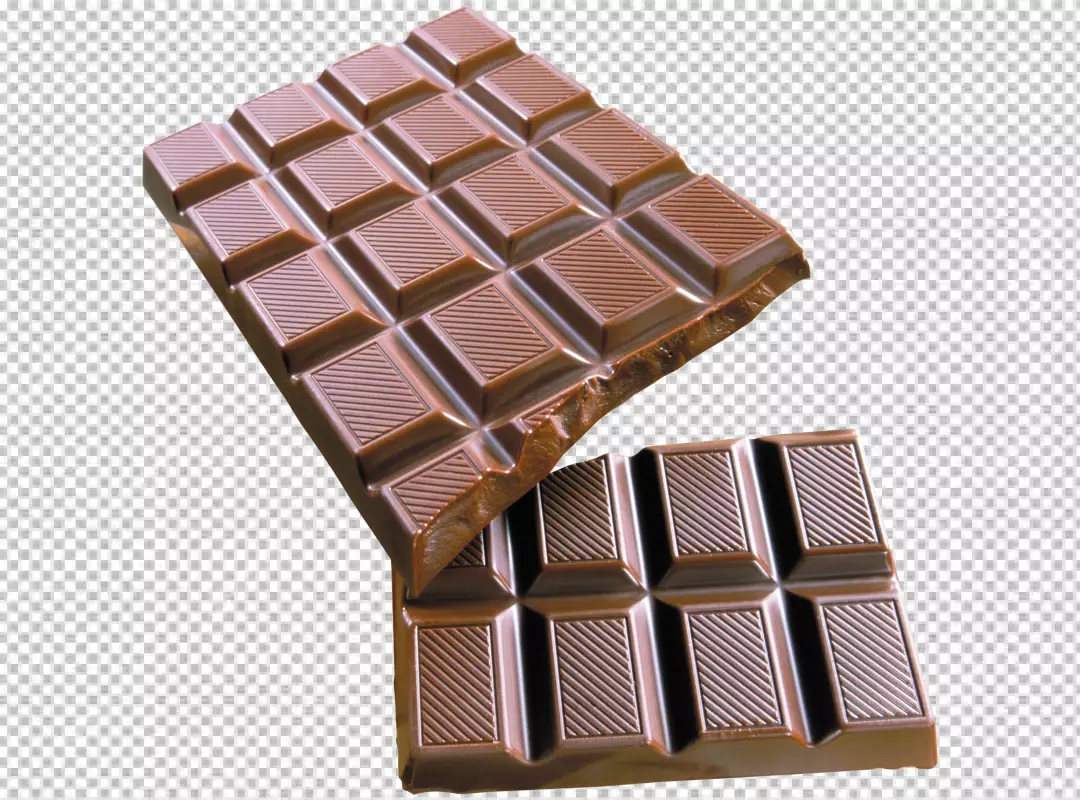 Free Premium PNG Falling chocolate pieces isolated