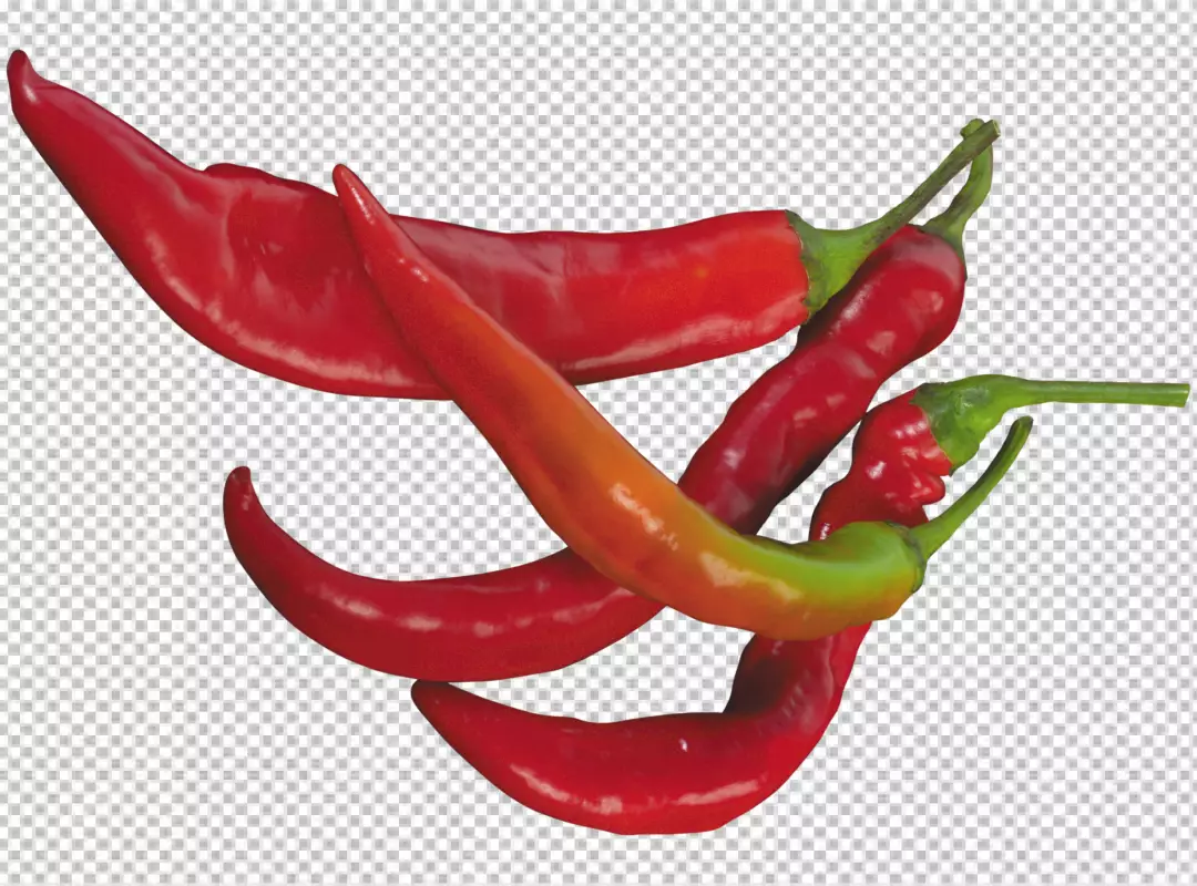 Free Premium PNG Chilis isolated in pastel background