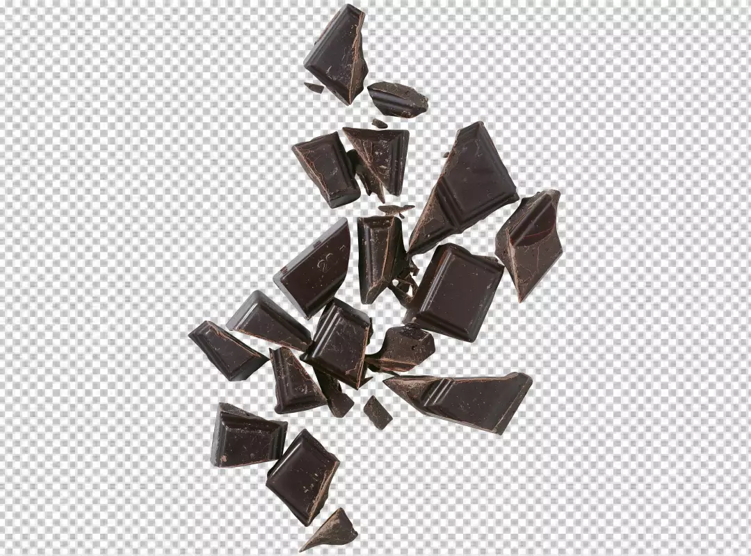 Free Premium PNG Chocolate cracks transparent background  