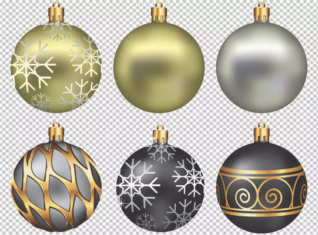 Free Premium PNG Colorful Christmas ball background