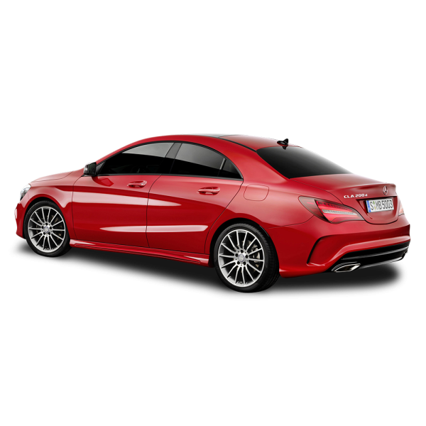 Free Premium PNG Mercedes Benz CLA Red Car