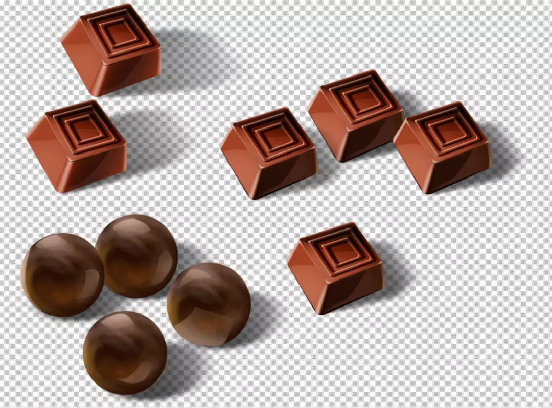 Free Premium PNG Chocolate candy transparent background 