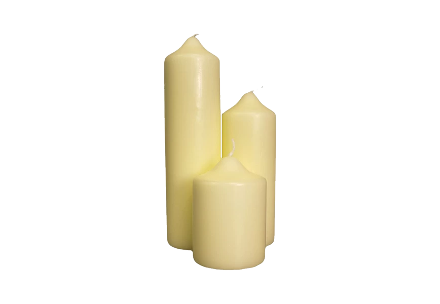 Free Premium PNG white candle