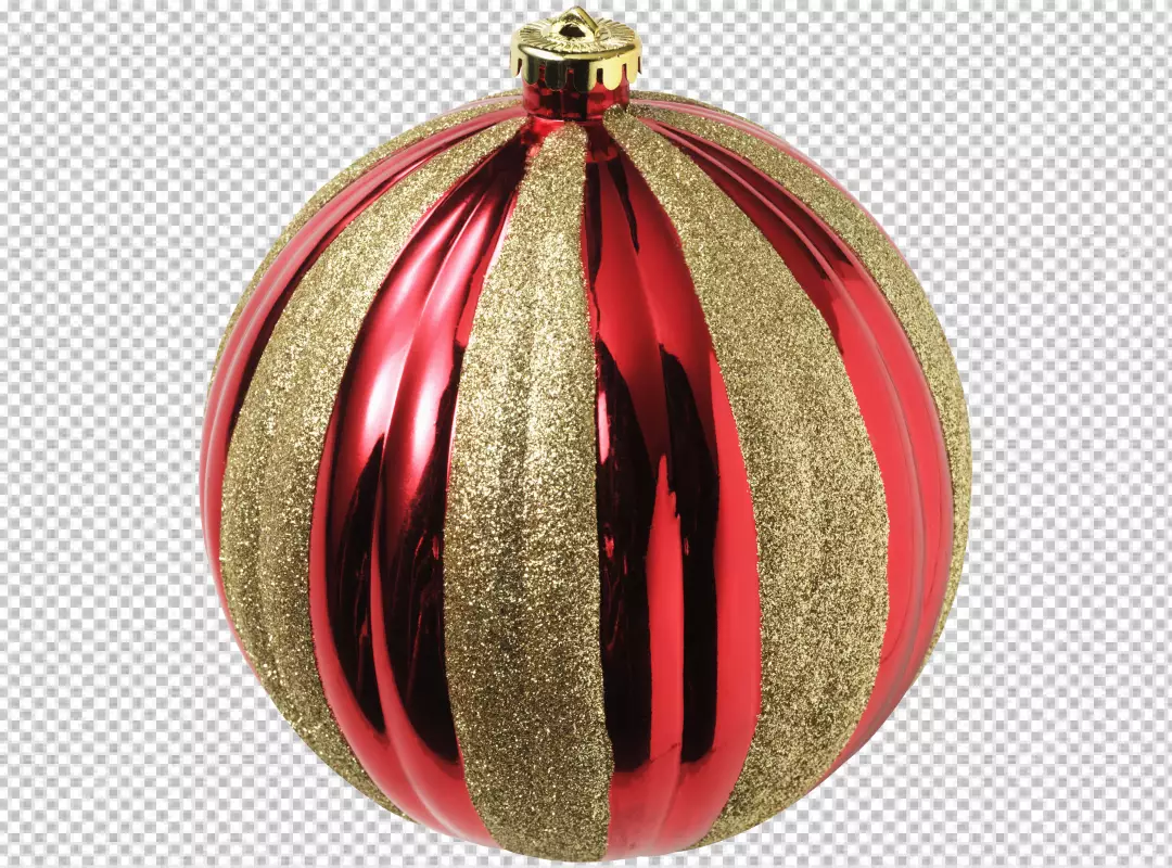 Free Premium PNG Colorful Christmas ball PNG