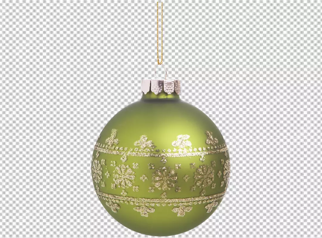 Free Premium PNG Ornament hanging in snow during christmas isolated on transparent background