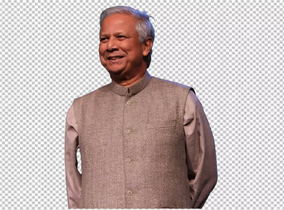 Free Premium PNG Bangladeshi governor Muhammad Yunus