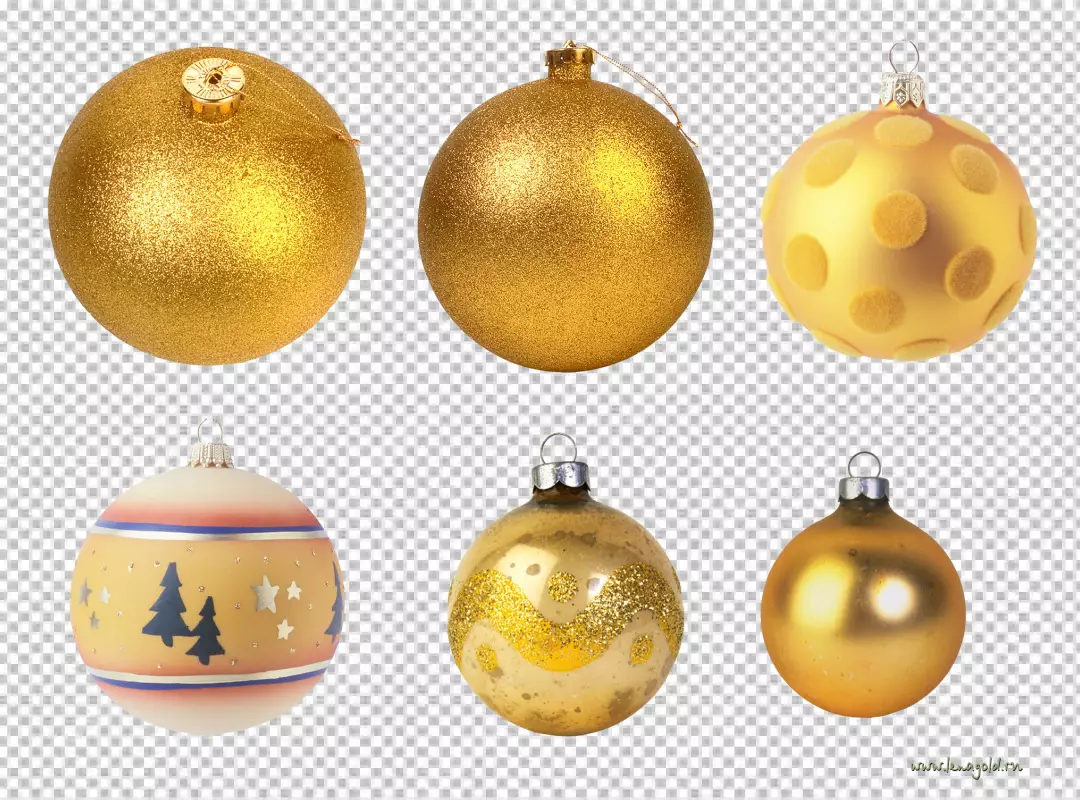 Free Premium PNG A gold ornament with a gold ball on it png