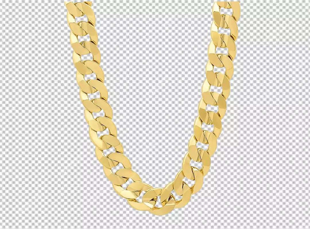 Free Premium PNG Thug Life Heavy Gold Chain