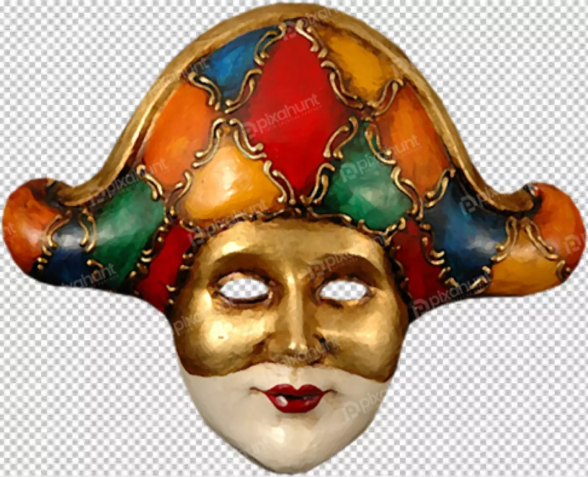 Free Premium PNG Mardi gras mask