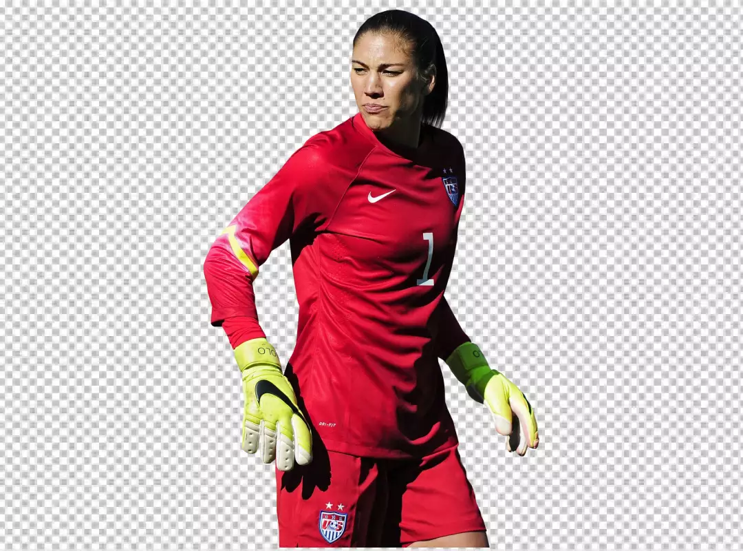 Free Premium PNG USA Women Football Player Hope Solo