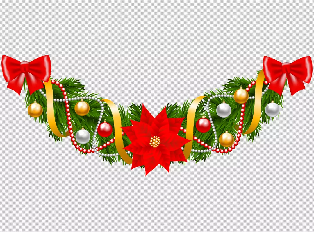 Free Premium PNG Christmas decor isolated on a transparent background