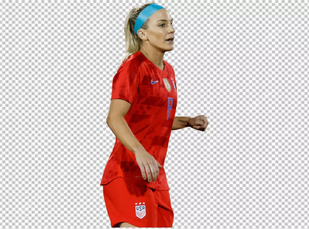 Free Premium PNG USA Women Football Player Julie Ertz look other player