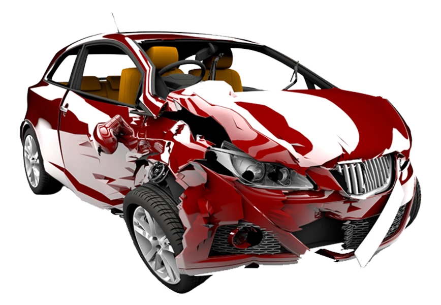 Free Premium PNG Car smash 