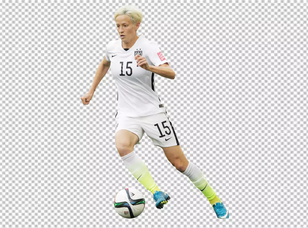 Free Premium PNG USA Women Football Player Megan Rapinoe