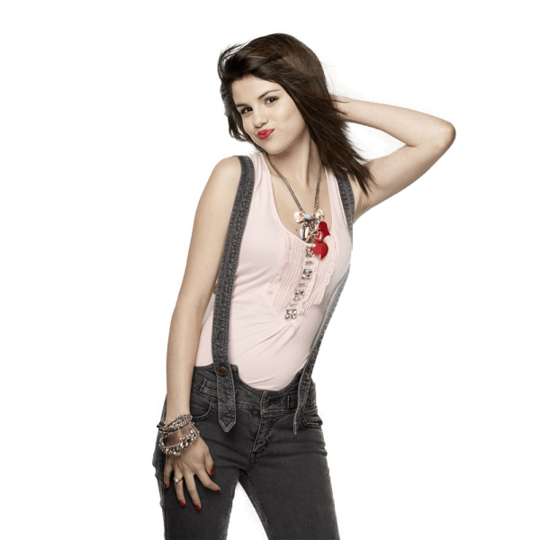 Free Premium PNG Selena Gomez Side