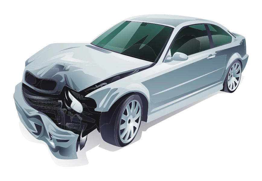 Free Premium PNG Car crash illustration