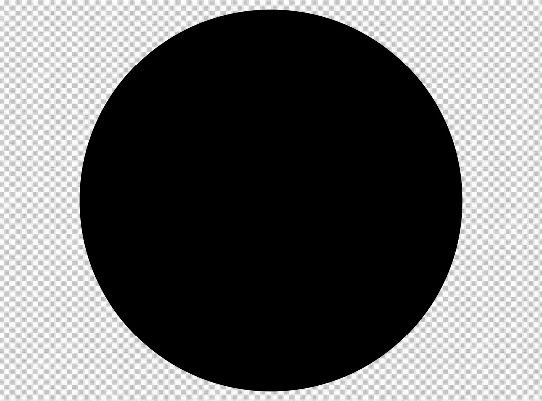 Free Premium PNG Black circle transparent background 