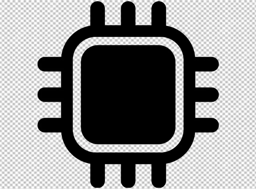 Free Premium PNG CPU icon transparent background PNG