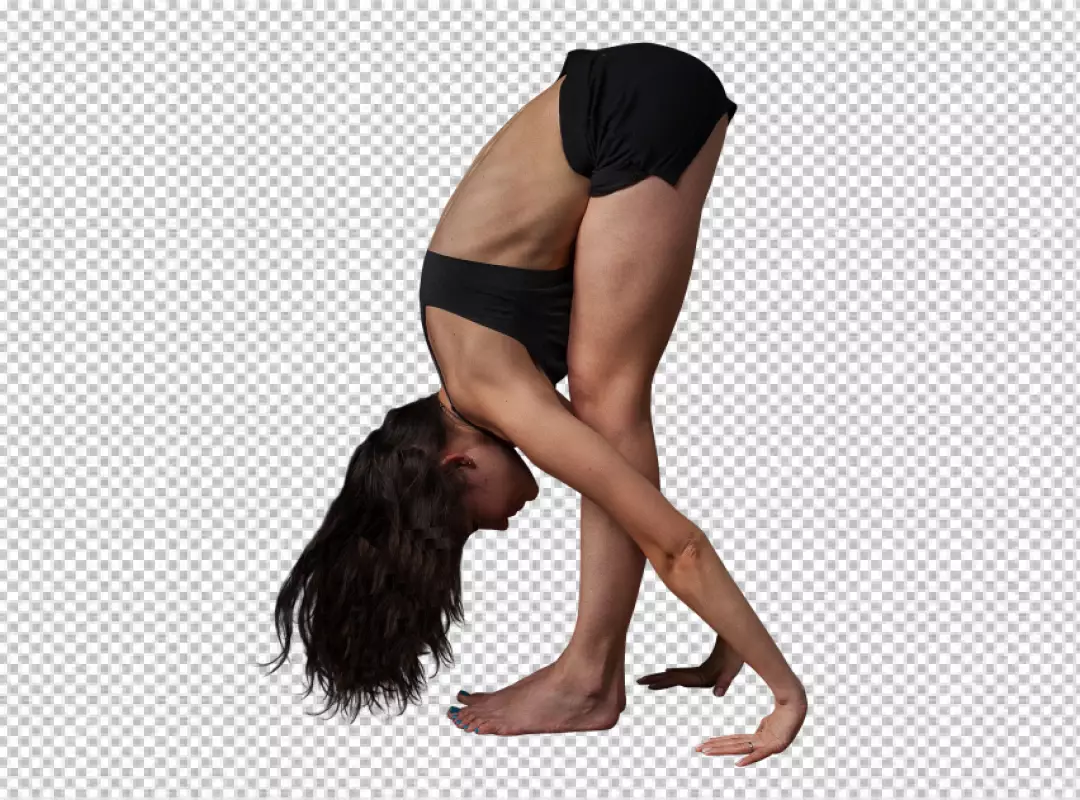 Free Premium PNG Clearly reflects the woman’s mastery of form and balance