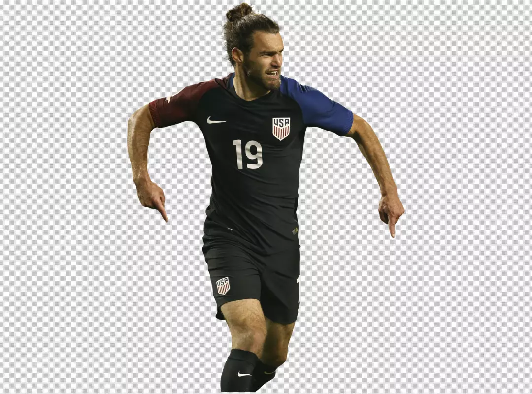 Free Premium PNG Graham Zusi U.S. Soccer Official football Player