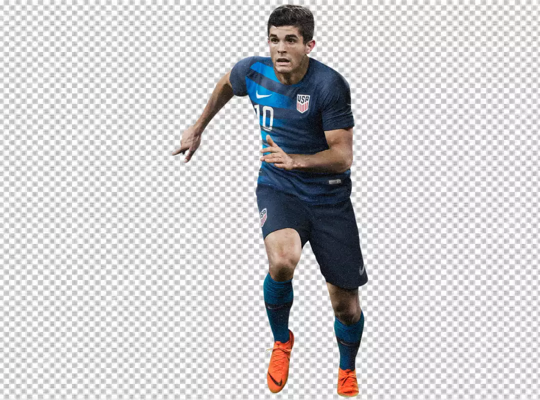 Free Premium PNG Christian Pulisic professional soccer player for Chelsea and the United States men's national team