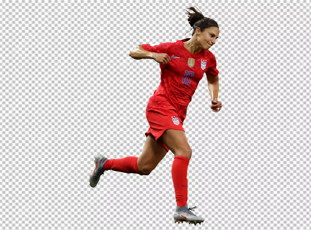 Free Premium PNG Carli Lloyd was Raning