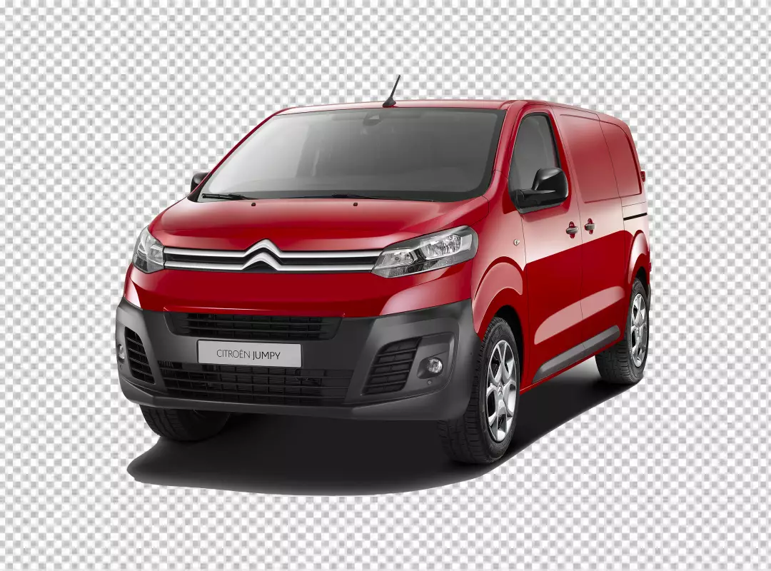 Free Premium PNG Citroen van red color 