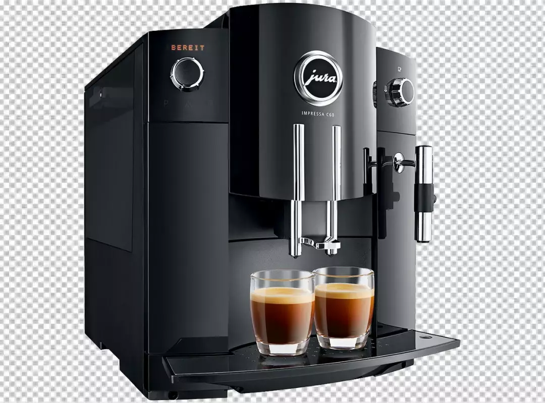 Free Premium PNG View of coffee making machine