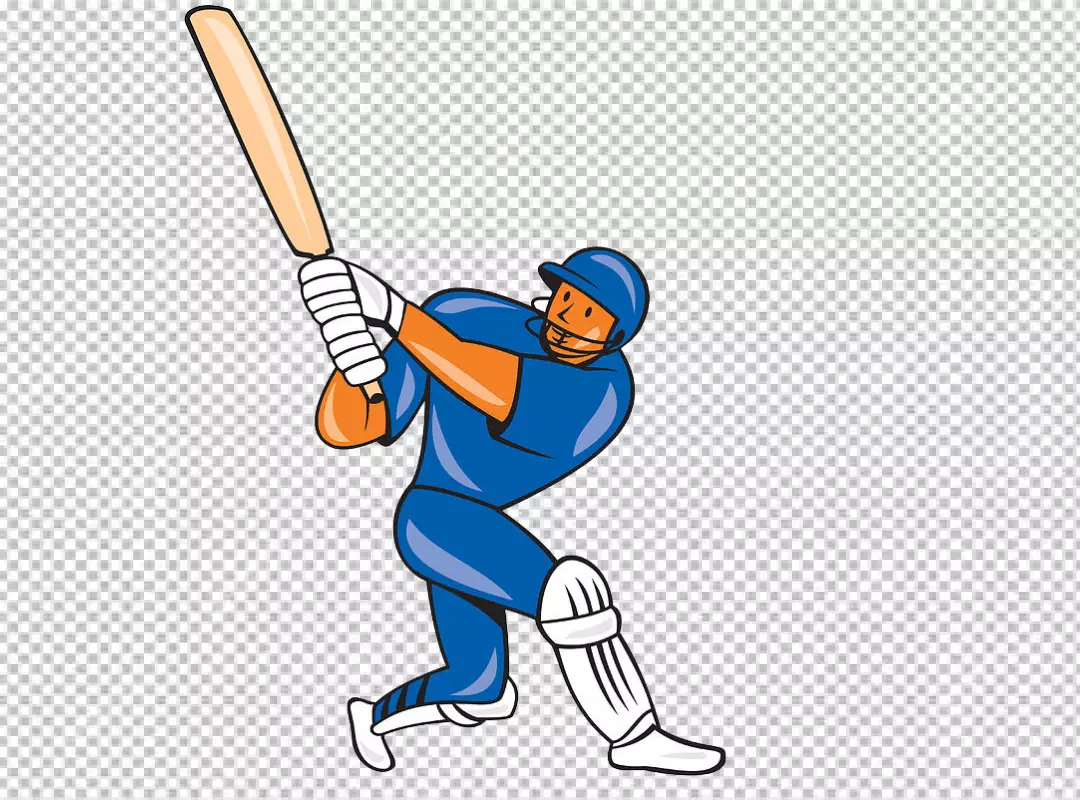 Free Premium PNG cricket bat ball on transparent 