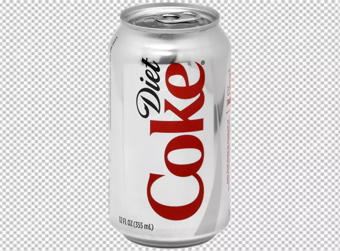 Free Premium PNG A can of coca cola is being splashed with water PNG BG