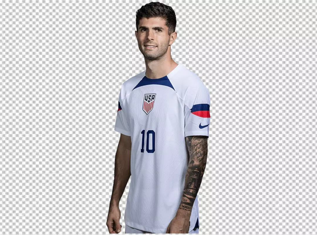 Free Premium PNG Christian Pulisic USA football player