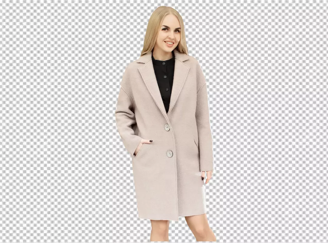 Free Premium PNG Gray color coat and pant transparent background 