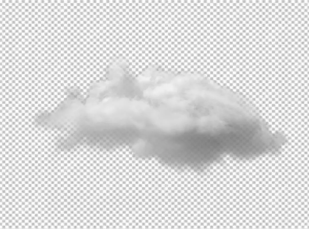 Free Premium PNG Cloud PNG Element Set on Transparent Background