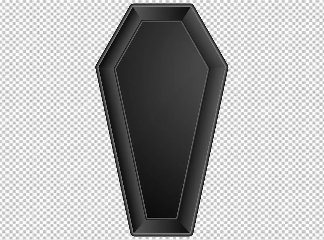 Free Premium PNG Wooden coffin laying in isometric view PNG