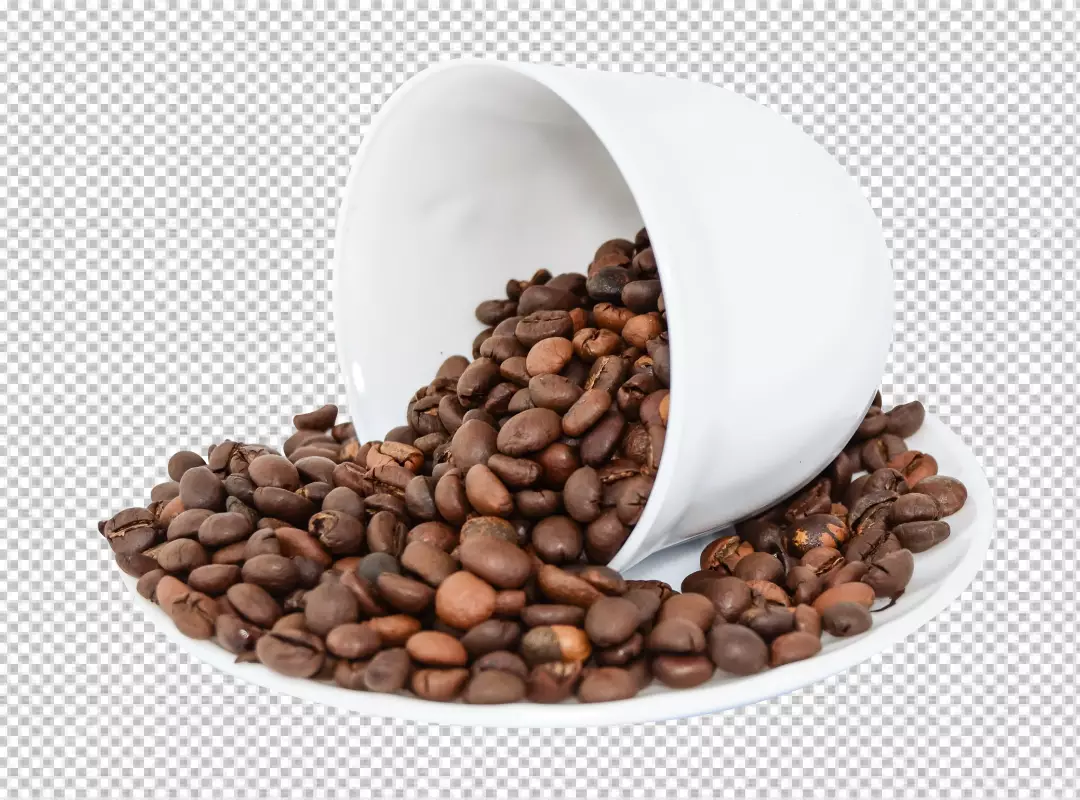 Free Premium PNG Roasted coffee beans isolated on PNG