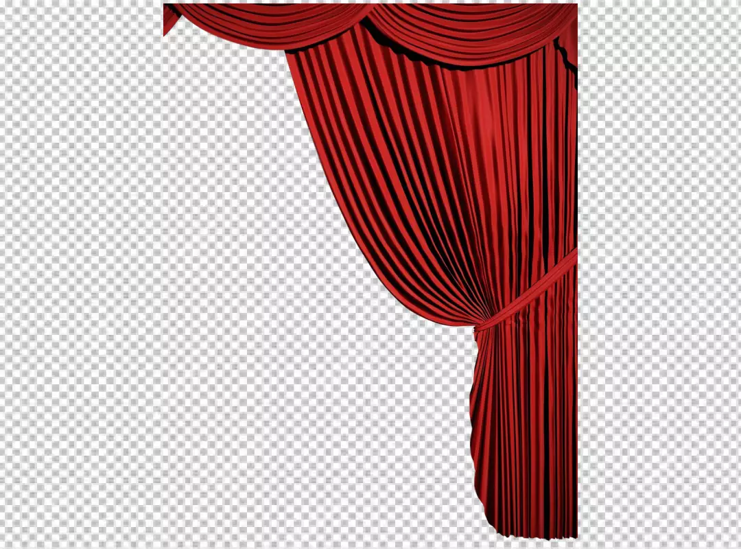 Free Premium PNG cinema curtains with focus ligh