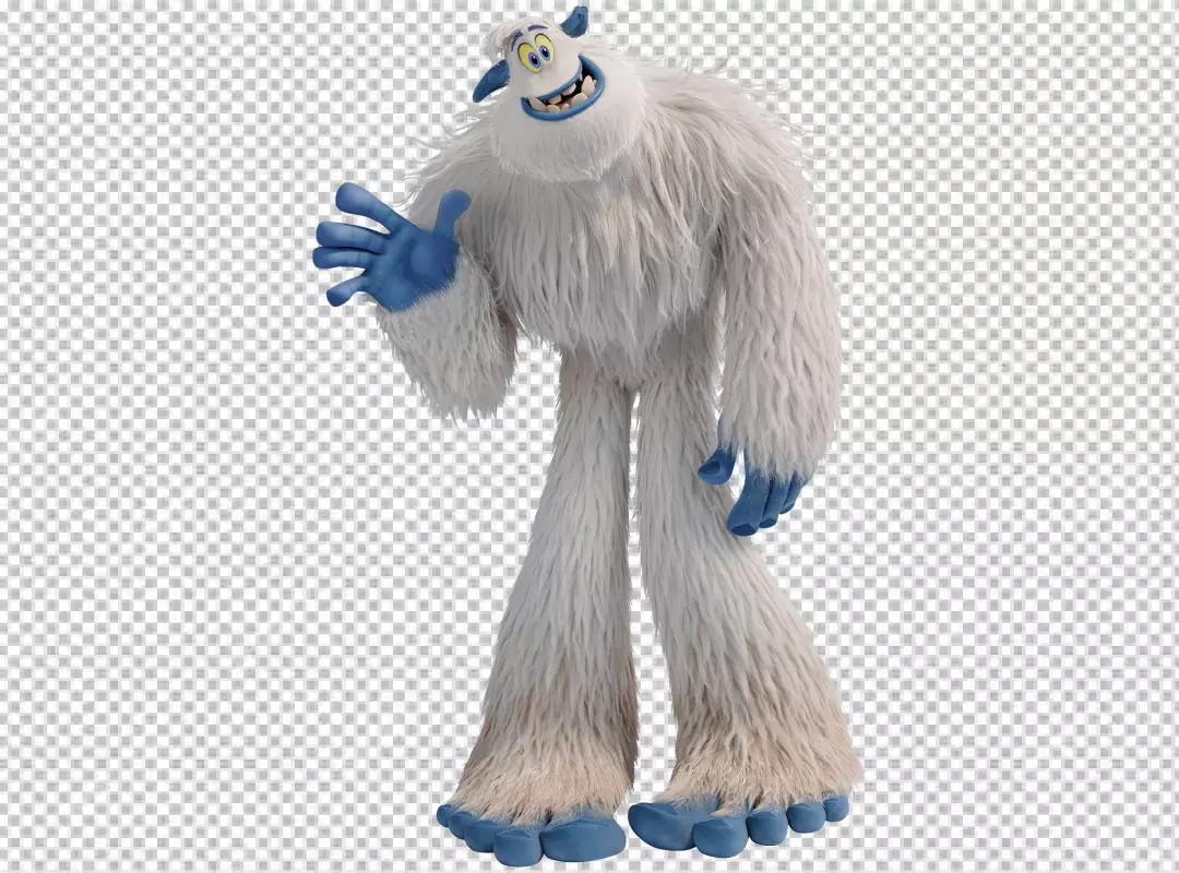 Free Premium PNG Yeti Say Hi