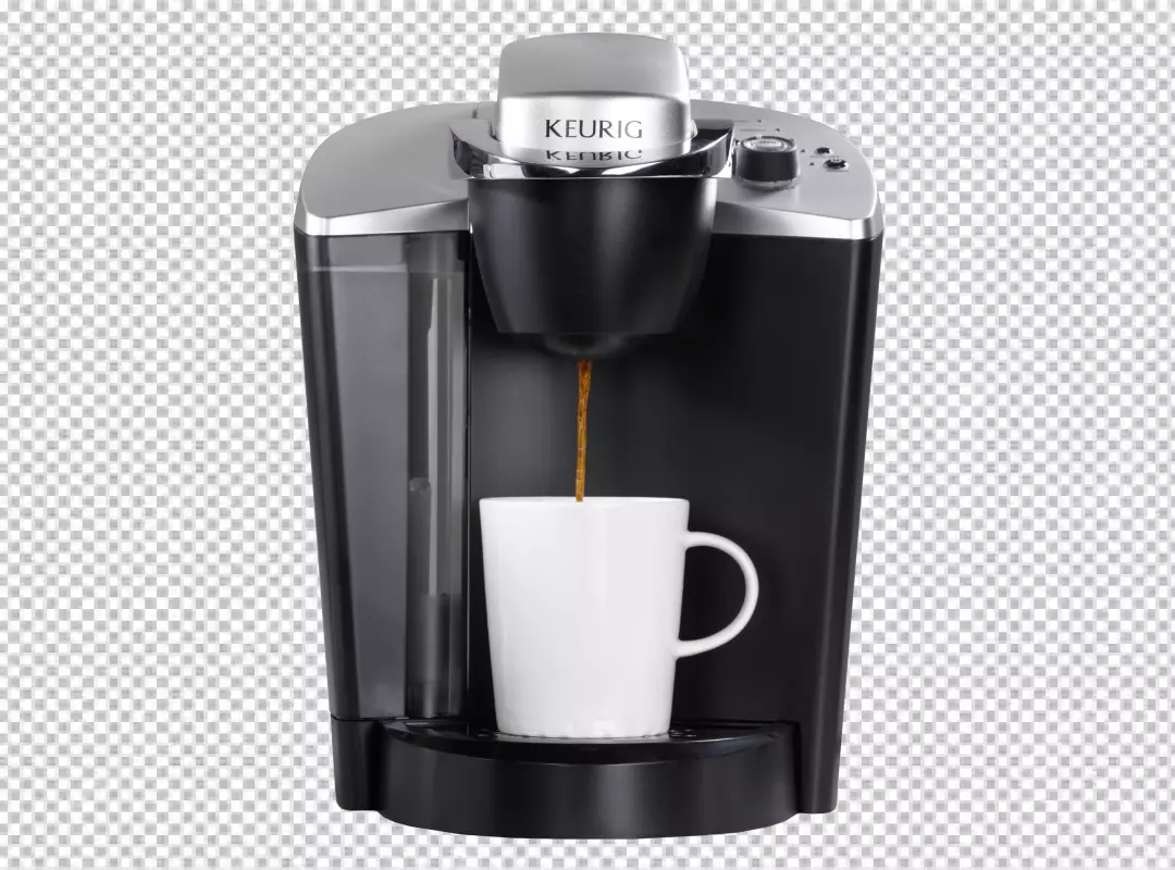 Free Premium PNG A coffee maker that has the word quot