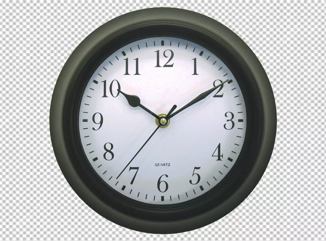 Free Premium PNG Realistic Simple Round Red Wall Office Clock with White Dial Icon Closeup