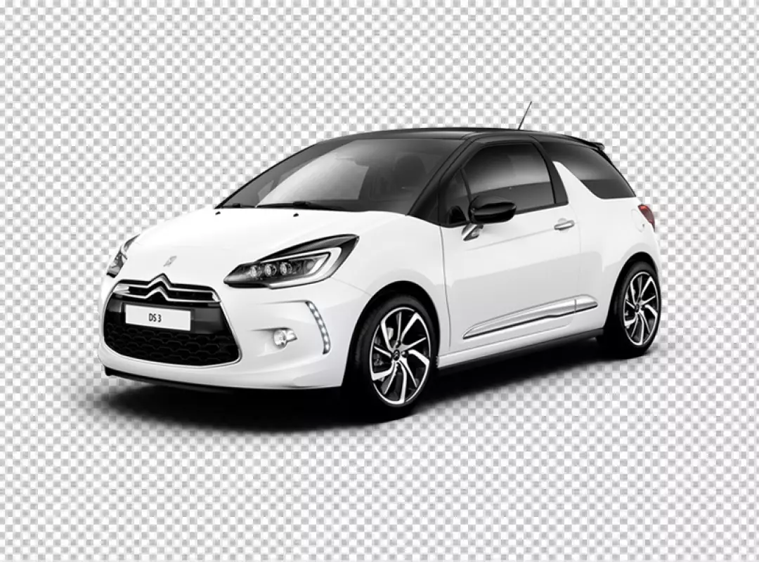 Free Premium PNG White color car